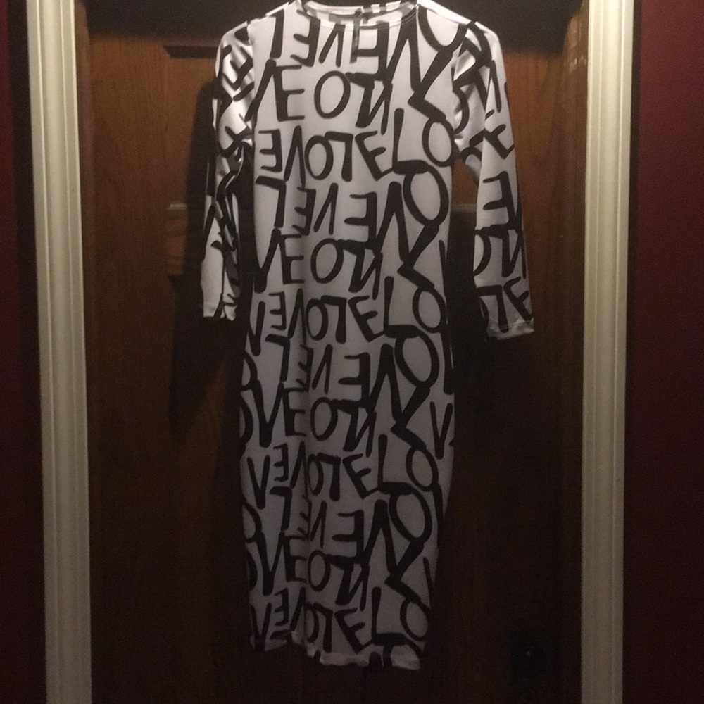Love letters midi dress.